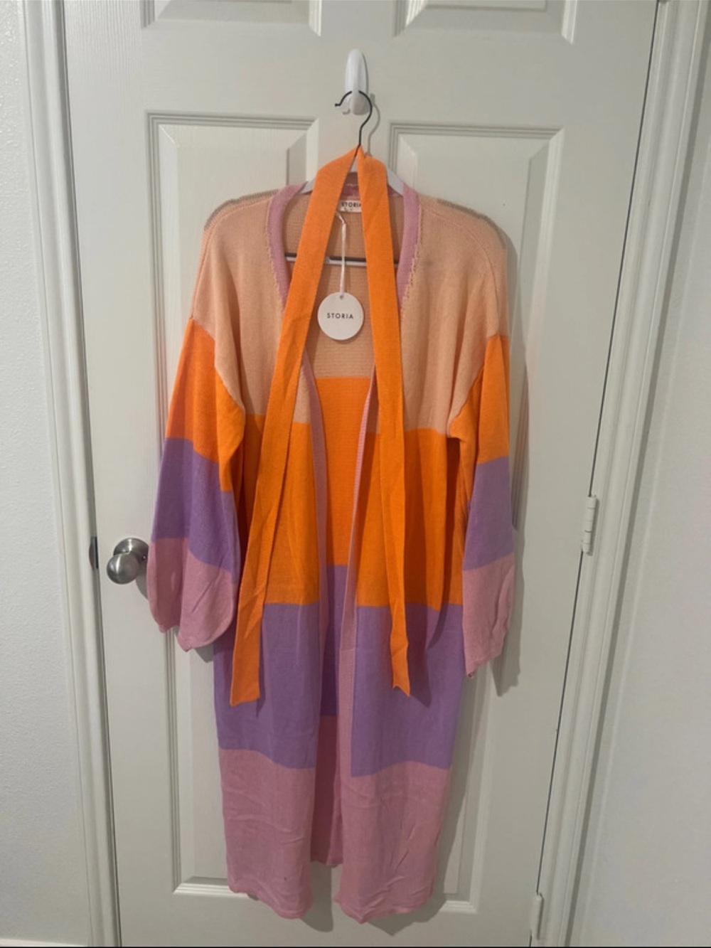 Large Long Knit Cardigan by Storia